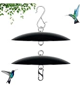 8" Mini Bird Feeder Rain Guard, Hummingbird Feeder Shade Dome Cover, for Small Feeders, Works wit...