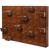 KeruRome 64 Drawers Apothecary Cabinet with Drawers, Tabletop Vintage Apothecary Chests Cabinets ...