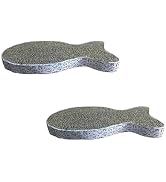 2Pcs Cat Scratching Board Premium Scratch Textures Cardboard Anti-Scratch Stress Relieve Indeform...