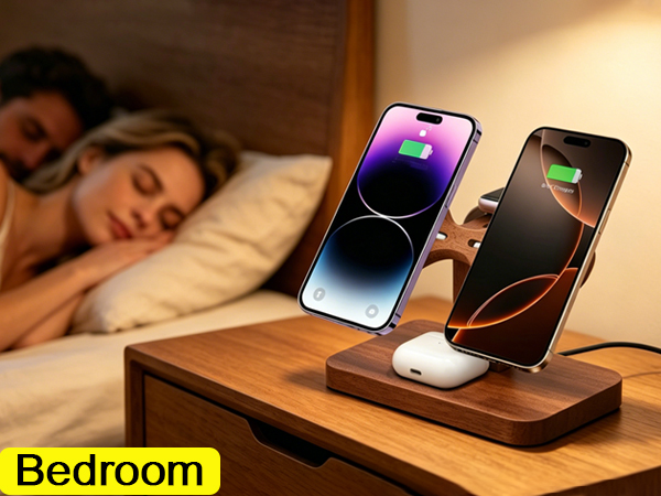 dual phone charging station dual magsafe charger stand 2 phone wireless charging station apple