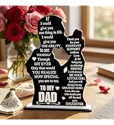 Fathers Day To My Dad Gifts – Best Dad Ever Gifts, Birthday Valentines from Daughter Son Kids, Go...