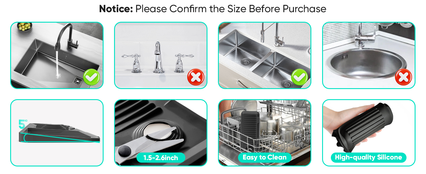 silicone sink splash guard