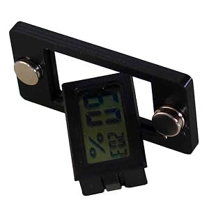 Magnetic Jumping Spider Enclosure Thermometer and Humidity Gauge Temperature and Humidity Monitor