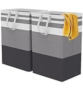 75L Large Laundry Hamper with Handles, Dirty Clothes Hamper for Bedroom Waterproof, Freestanding ...