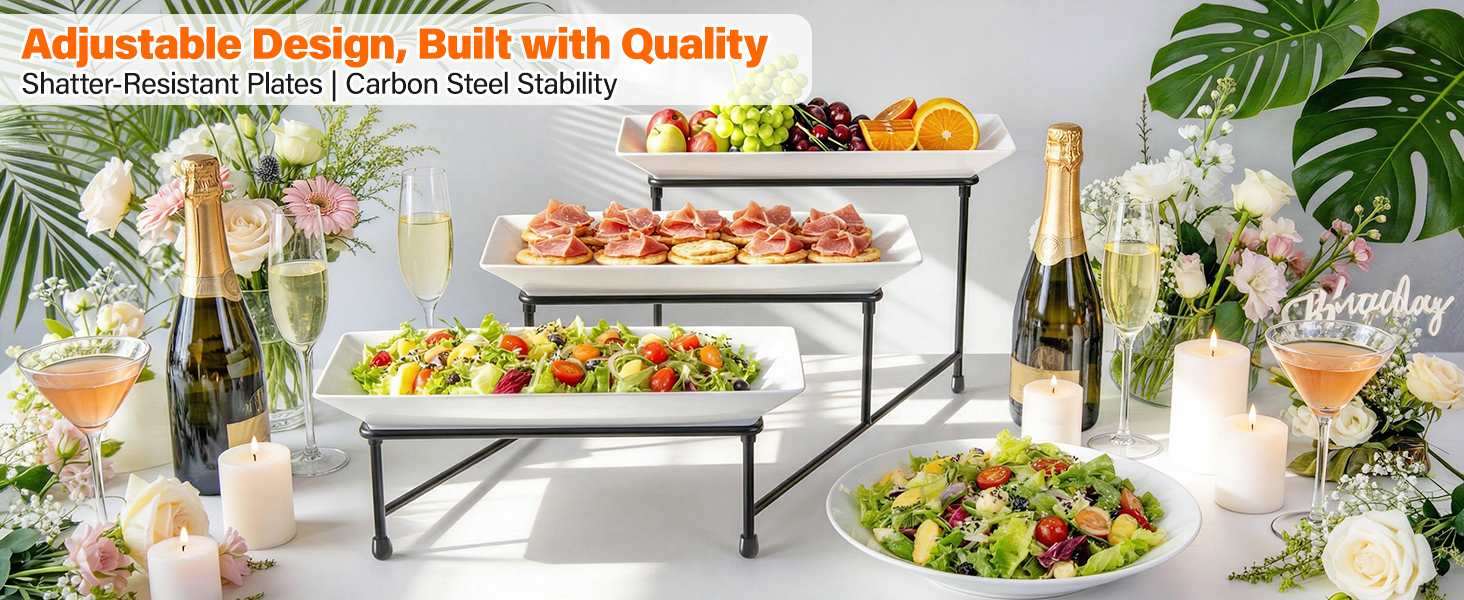 3 tier serving tray