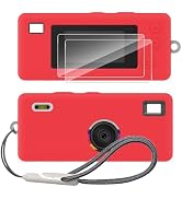 Tedubax Silicone Case for Kodak CHARMERA Keychain Digital Blind Box accessories,Soft Silicone Pro...