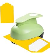 Tag Hole Punch 3 inch Tag Puncher TagCutter Tags Punches for Paper Crafts Gift Tags Punch Cutter ...
