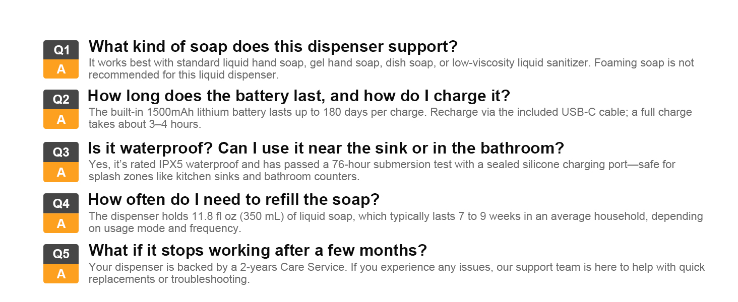 Soap dispenser FAQ covers soap types, refill tips, setup help, and quick fixes.