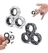 6Pcs Magnetic Rings Fidget Toys for Teens, Adults&Kids|Fidget Pack Under 10 Dollars|ADHD Fidget T...