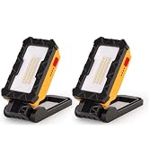 LUTEC Rechargeable Work Light, 1000 Lumens LED Magnetic Light with Magnetic Base and Hanging Hook...