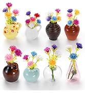 GOOZADA 8 Style Mini Ceramic Vase Magnets, Funny Mini Vase Magnets for Fridge, Tiny 3D Vase Magne...