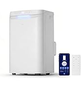 DELLA Sylro Series Smart Portable AC, 12,000 BTU Free-Standing Cooling AC with Fan & Dehumidifier...