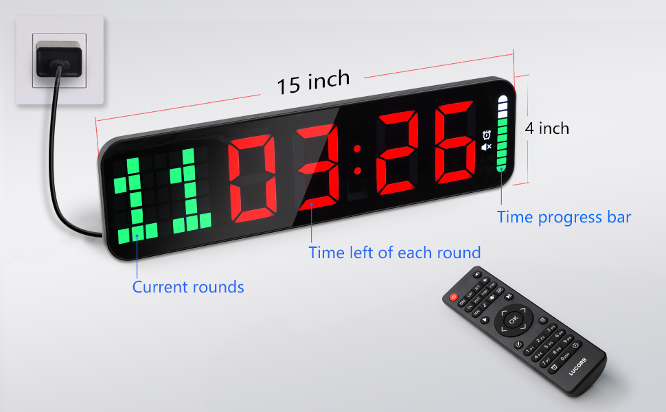 gym clocks for home gym