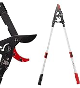 EZ Kut G2 Tree Trimmer Ratcheting Branch Cutter. Heavy Duty Branch Cutter. 42 inch Extendable Anv...