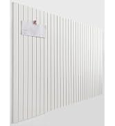Slated Felt Bulletin Board Tiles | Cork Board Alternative for Walls | Wall Panels for Office & Ho...