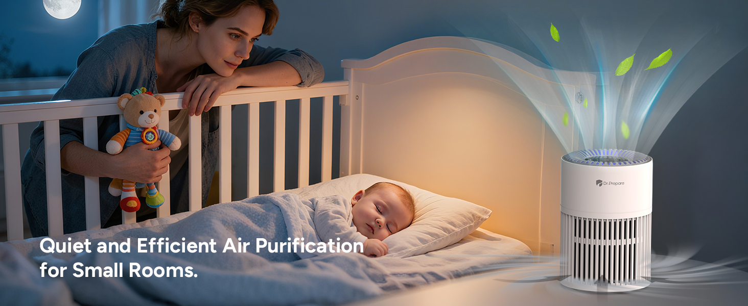 Dr.Prepare air purifiers for bedroom