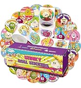 HORIECHALY Funny Stinky Stickers for Kids 3 Rolls, 600Pcs Smelly Stickers Scratch and Sniff 3 Sce...