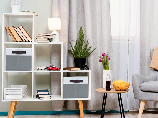 storage bins with handles