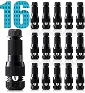SUNVIE Low Voltage Fastlock Landscape Lighting Wire Connector Outdoor 12-14 Gauge Cable Connector...