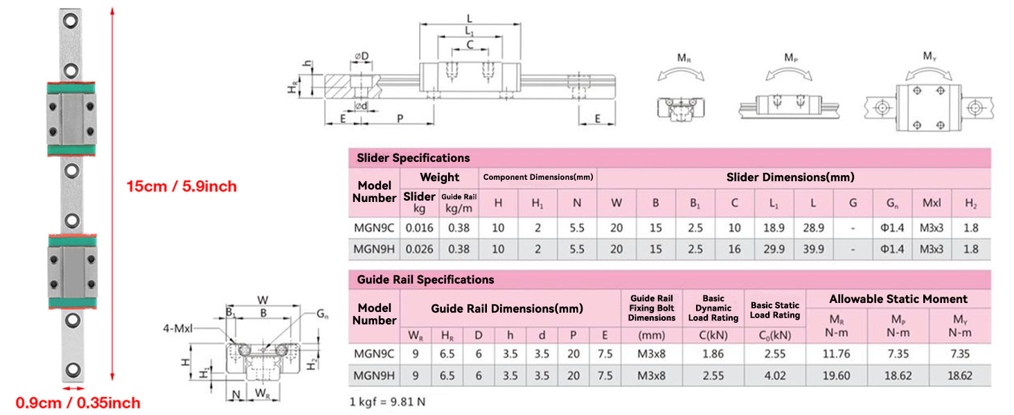 Linear Slide Rail