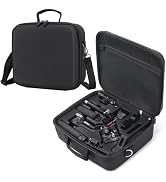 PONYRC RS 4 Carrying Case, Waterproof Portable PU leather Storage Shoulder Bag Travel Case for DJ...