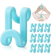 Mlici Hangers Hooks Space Saver, 60 Pack Clothes Connector Hooks, Clothes Stacking Extender for H...