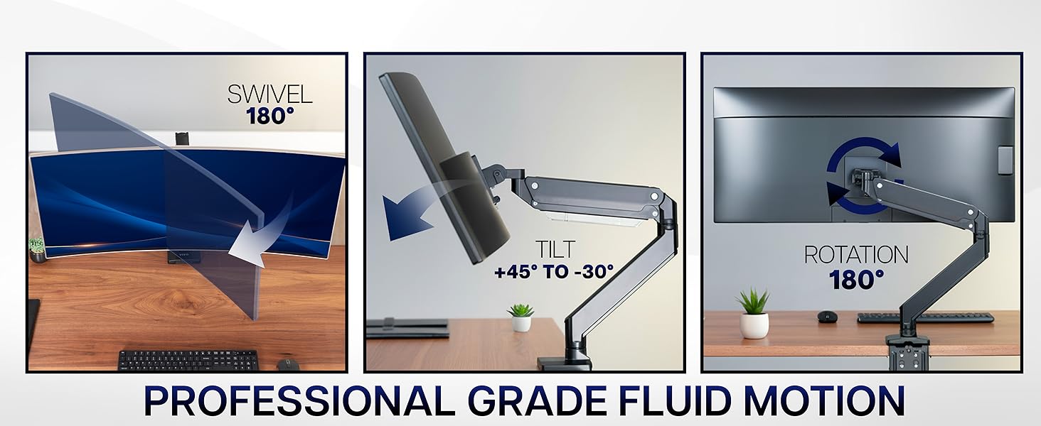 Single Pneumatic Arm Mount