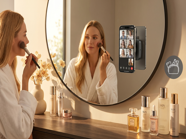 makeup phone holder