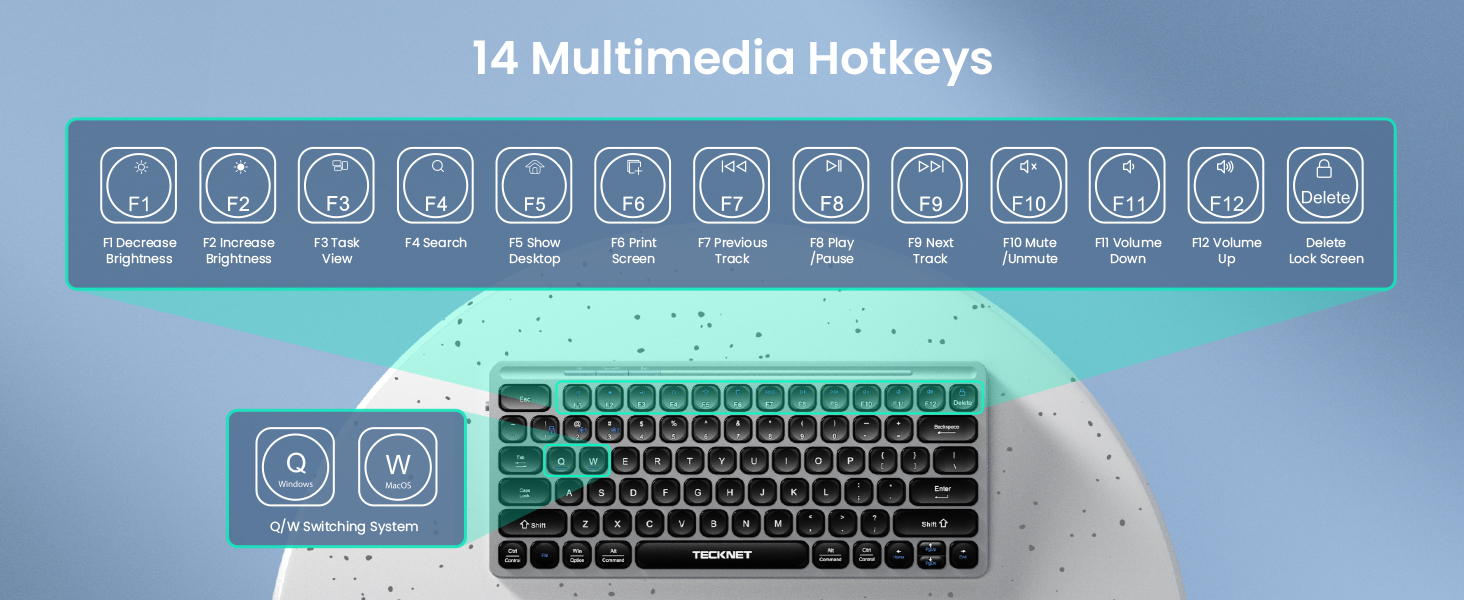 wireless bluetooth keyboard