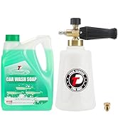Tool Daily Foam Cannon for Pressure Washer with Car Wash Soap, Adjustable Snow Foam Lance, Additi...