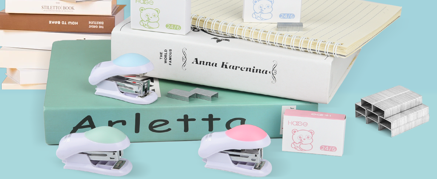 Mini Effortless Desktop Staplers