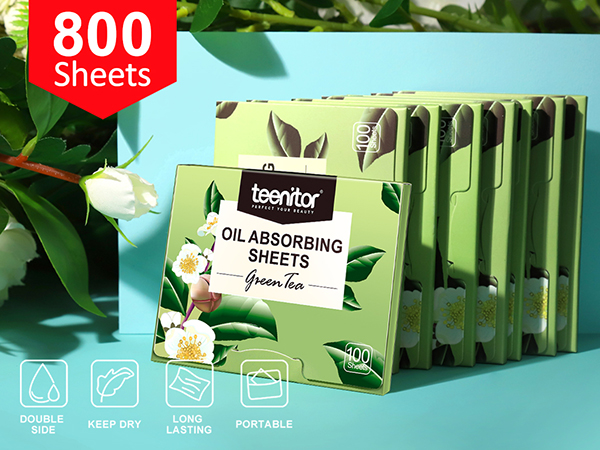 Teenitor Green Tea oil blotting sheets