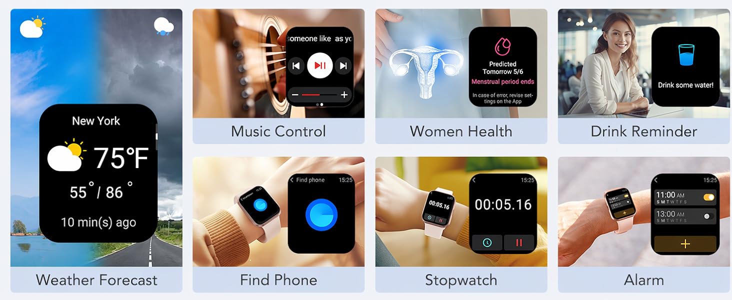 ALL FEATURES FOR THE WATCH