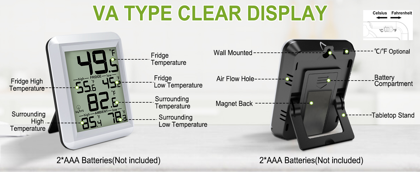 refrigerator thermometer fridge thermometer freezer thermometer thermometer for refrigerator