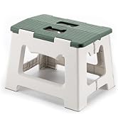 ZLMHYYM 9'' Folding Step Stools for Adults and Kids, Hold Up to 300 lbs, Portable Foldable Step S...