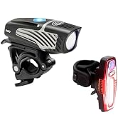 NiteRider Lumina Micro Sabre Bike Light Combo 650 Lumen Headlight 110 Lumen Taillight USB Recharg...