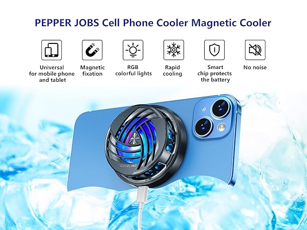 PEPPER JOBS Cell Phone Cooler Magnetic Cooler