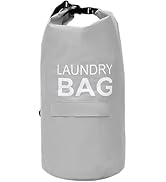 Kimmama 70L Stylish Laundry Backpack, Laundry Hamper with Adjustable Shoulder Strap and Buckle, L...