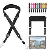 Gowjaw Padded Shoulder Strap, Comfortable iPad Strap Nylon Neck Lanyard for iPad/Samsung Tablet C...
