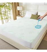 COZYXWORLD Mattress Protector, Cooling Breathable Mattress Cover, Queen | Waterproof Mattress Pad...