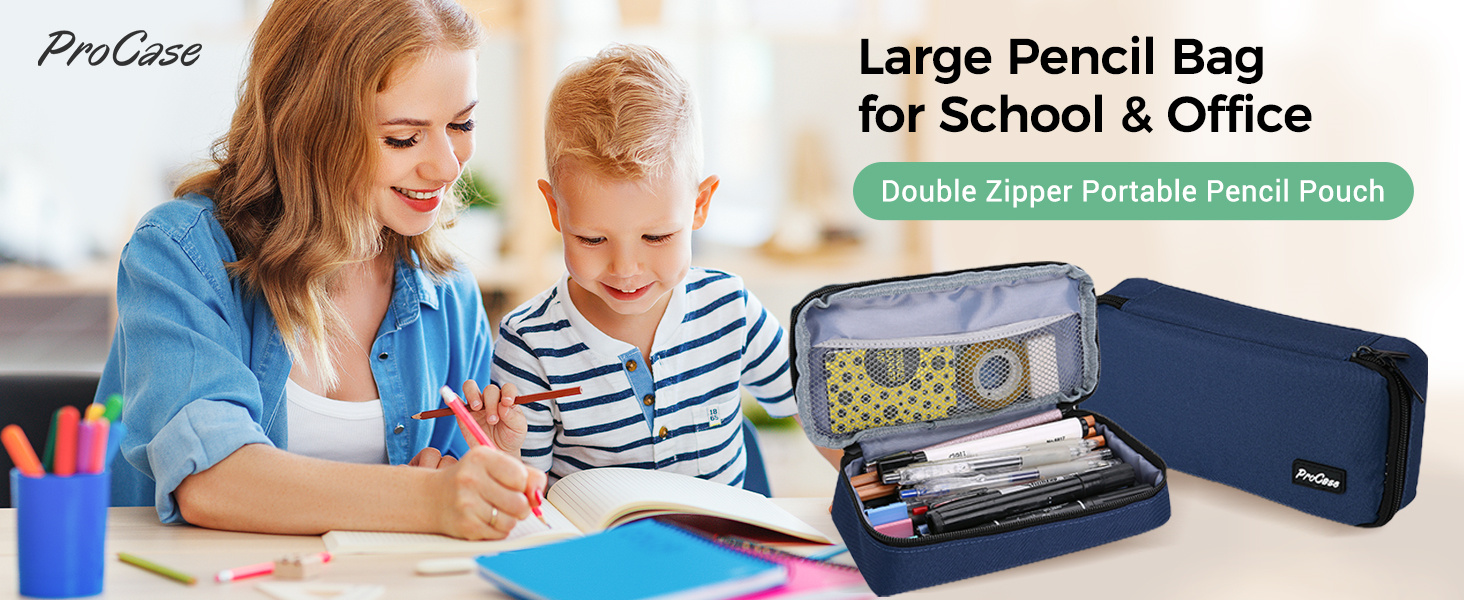 ProCase Pencil Bag Pen Case