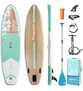 FBSPORT 11' Premium Stand Up Paddle Board, Yoga Board with SUP Accessories & Carry Bag | Wide Sta...