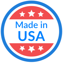 Made in the USA, Heavy Duty Trash Bags Bulk Black 40-45 Gallon