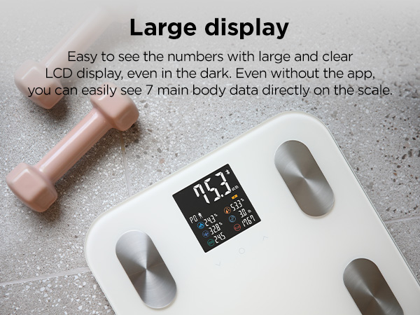 mooas smart scale body digital bathroom scale smart body scale