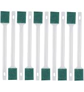 50PCS Disposable Crevice Cleaning Brushes, Disposable Toilet Brushes Crevice Cleaning Tools for T...