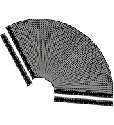 EBOOT 100 Pack Plastic Ruler 12 Inch Straight Flexible Ruler with Inches and Metric for School Cl...