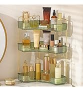 Aveniee Corner Bathroom Counter Organizer, 3 Tier Makeup Perfume Storage for Vanity, Countertop S...