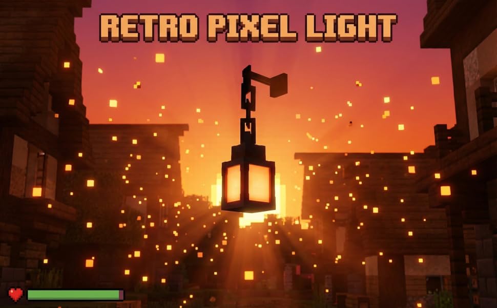 Pixelated Lantern LED Night Light