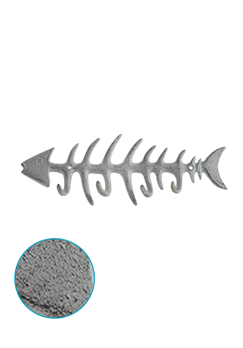 fish bones wall mounted towel rack comfify