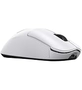 ATTACK SHARK F1 Air Wireless Gaming Mouse, Grip Tape - White | 39g Ultra Lightweight, PAW3955MAX,...
